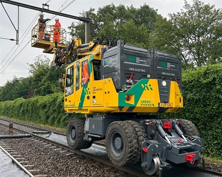 AMT Eldriven spårgående grävmaskin